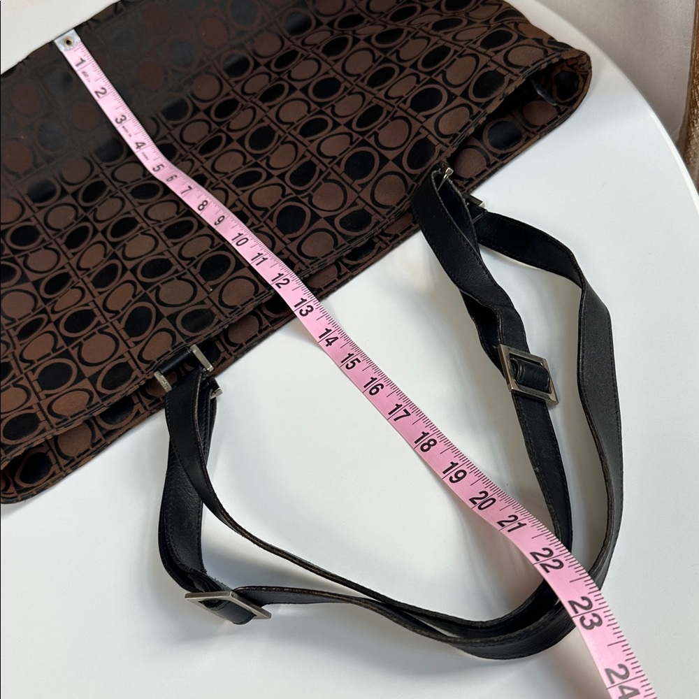Vintage 2000’s Ferragamo Gancini Printed Shoulder Bag - Picture 7 of 16